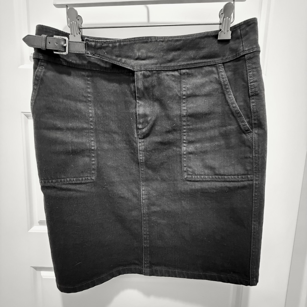LRL. lauren Jeans Co. Faded Denim Mini Skirt. Size 6